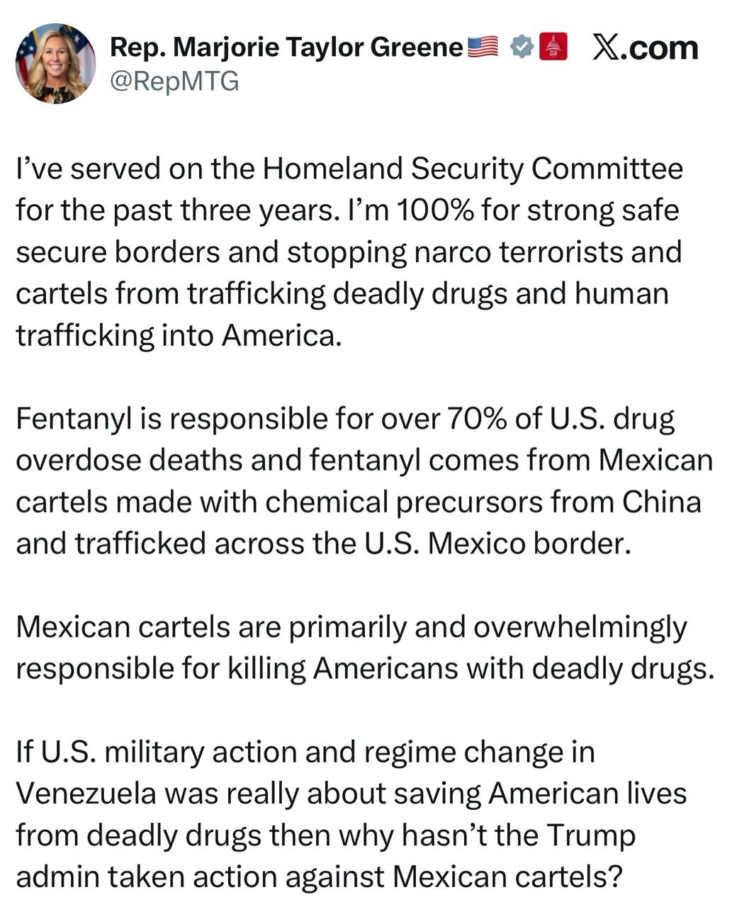 Конгрессвумен США Марджори Тейлор-Грин - об абсурдности действий Трампа: