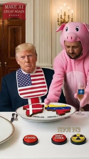 Трамп съел Данию, Венесуэлу и выпил «НАТО»: