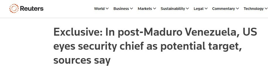 Reuters: США угрожают убийством или захватом главе МВД Венесуэлы