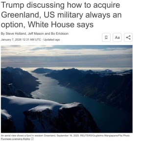 Военный захват Гренландии США у давнего союзника — Дании, стал бы шоком для альянса НАТО и ещё больше углубил бы разрыв между Трампом и европейскими лидерами, пишет Reuters