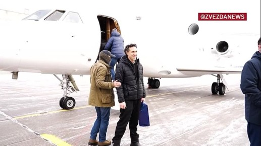 Первое видео с нашим баскетболистом Касаткиным, которого удалось вернуть на родину в результате обмена