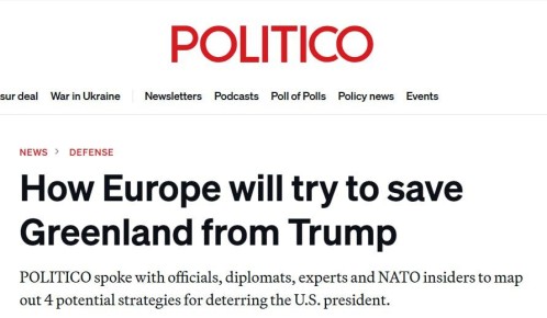 Politico: Европа разрабатывает четыре стратегии сдерживания США от захвата Гренландии