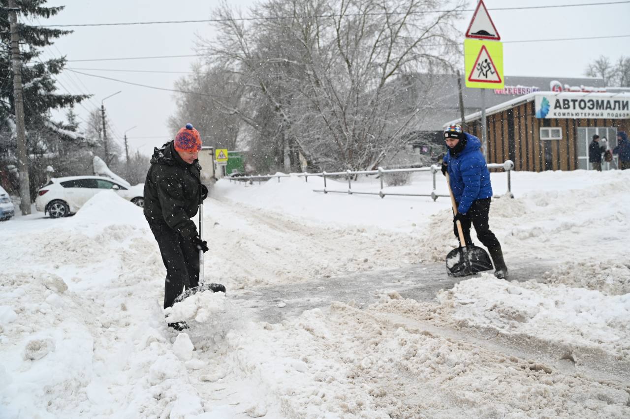 «Снежный субботник» в Туле «Снежный субботник» в Туле