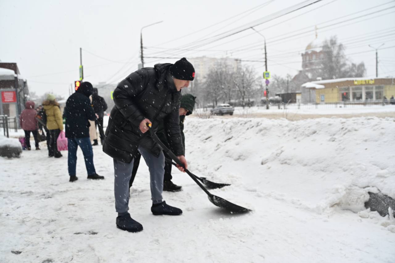«Снежный субботник» в Туле «Снежный субботник» в Туле
