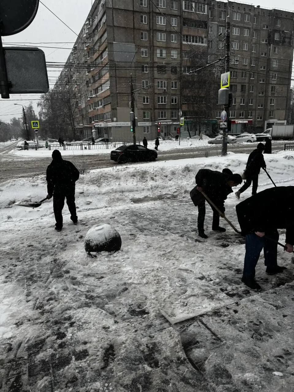 «Снежный субботник» в Туле