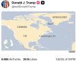 Олег Царёв: Трамп публикует своё видение новой карты США, куда входят Мексика, Канада и Гренландия