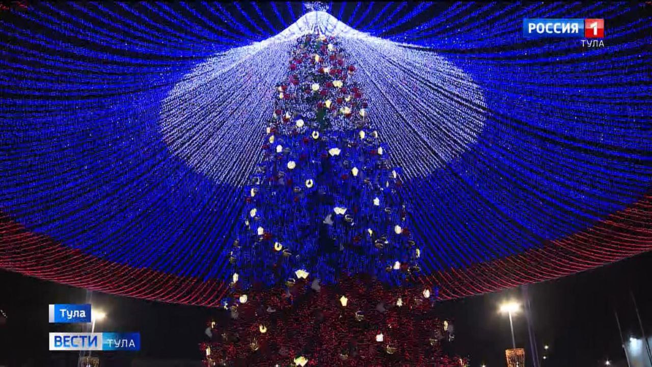 Ёлки в Щёкино и Туле признаны лучшими в России