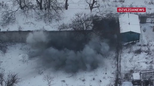 Пытались поднять украинский флаг над Красноармейском и снять это на видео