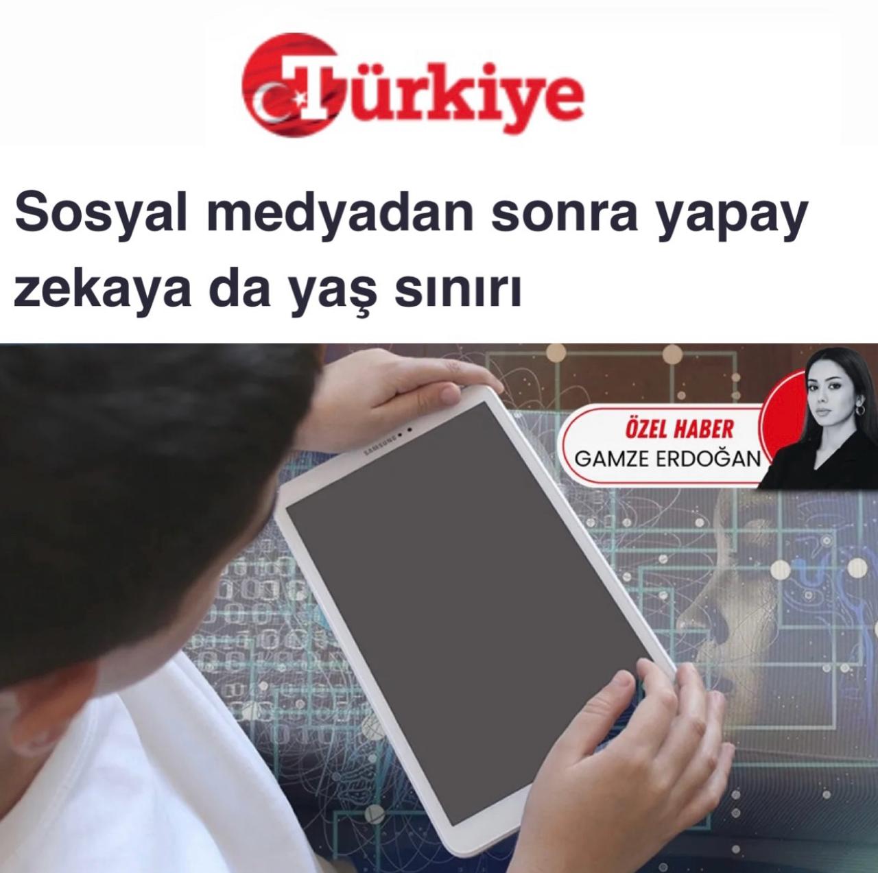 «После соцсетей - возрастные ограничения и для ИИ»: В Турции запретят детям младше 15 лет пользоваться ИИ