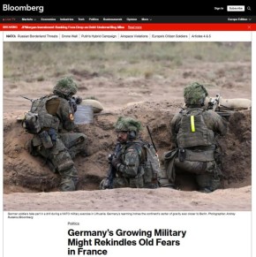 Франция с тревогой наблюдает за ускоренным перевооружением Германии, — Bloomberg