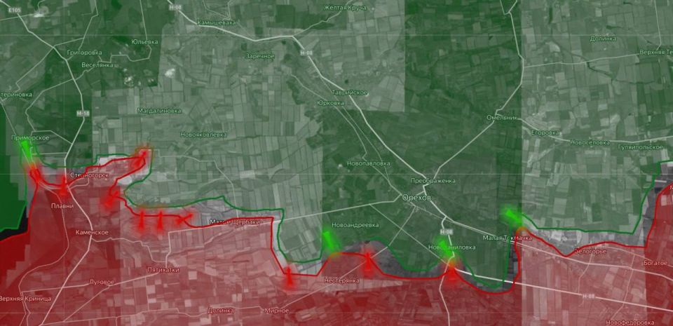 «Украинские военные эксперты сообщают о продвижении российской армии под Запорожьем