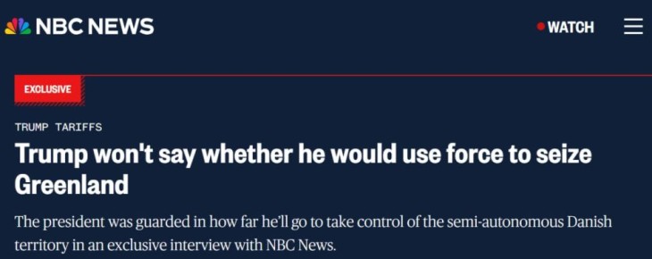 ����� � �������� NBC News ������, ��� ������ ������� ��������������� �� ����� ����� ������� � ��������, ���������, �� ��� ������, ��� �����, � ����� ������������ ��� �������