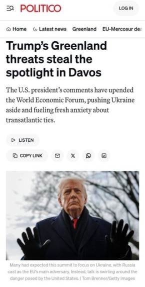 Politico: ���������� ����������� �������� �������� ������ �����-2026