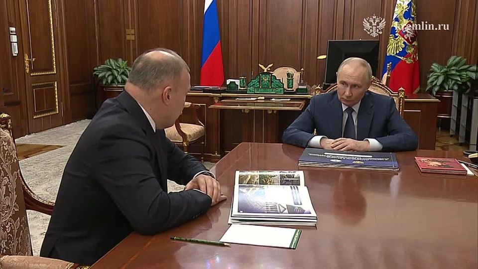 Путин провёл рабочую встречу с главой Адыгеи Кумпиловым