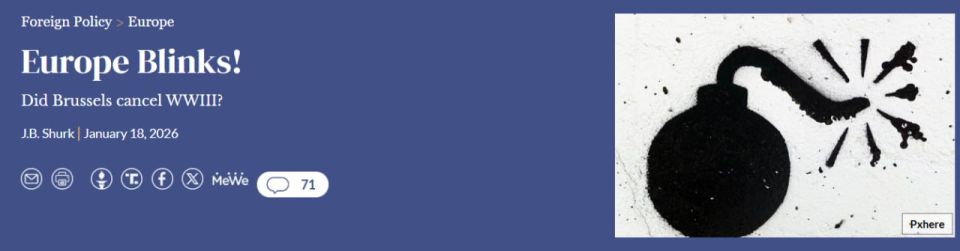 American Thinker: ������ ������ �������� � ���������� ���� ������ � �������