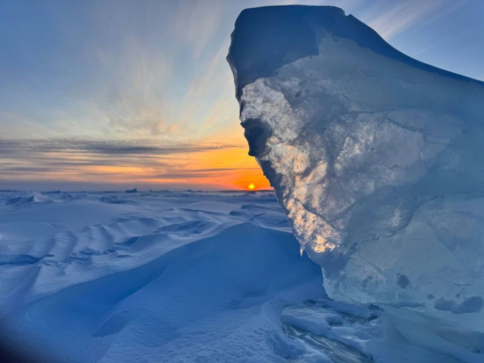 На широте порта Дудинка закончилась полярная ночь