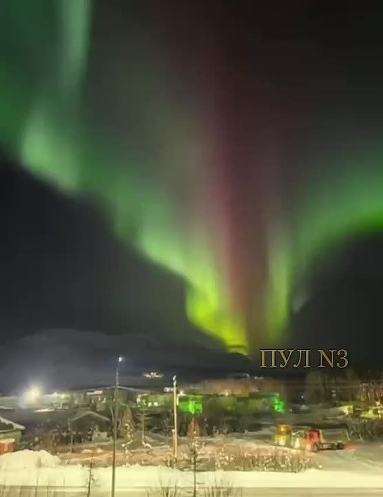 Над Магаданом произошло самое красивое северное сияние года:
