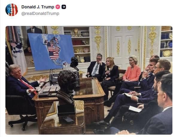 Михаил Онуфриенко: Неплохо Трамп карты рисует! И главное - все равно остается демократом!