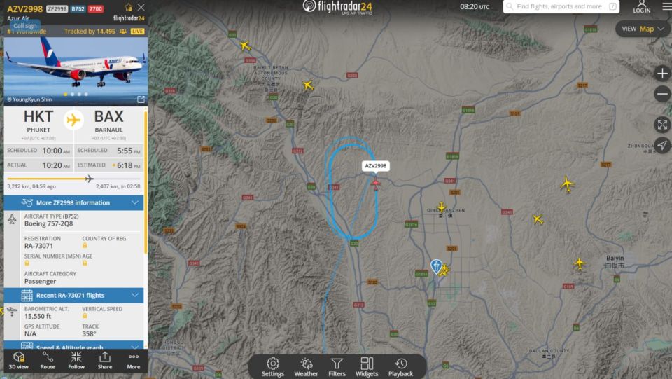 �������� ������ �������� ������� Azur Air ������ �� ������� � ������� ��������� � ���� �������� ����� ���������� �������� � �����