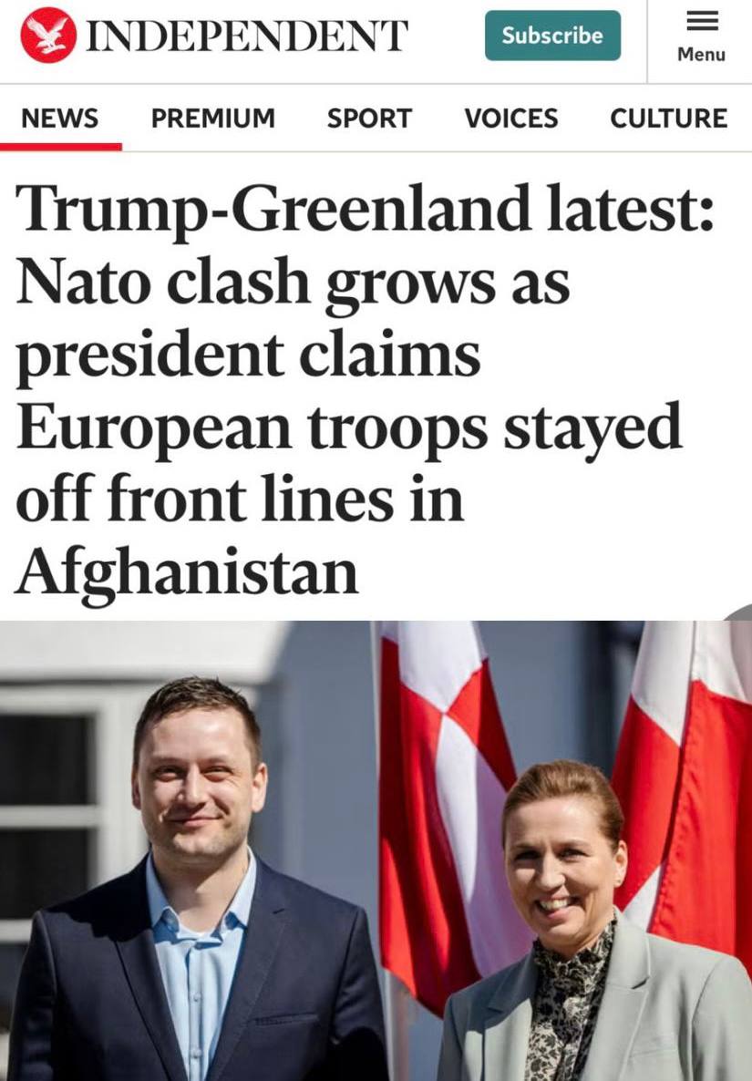 «Конфликт в НАТО обостряется - президент заявляет, что европейские войска не находятся на передовой»: Соглашение между Рютте и Трампом назвали «неофициальным» - США Гренландию не получили