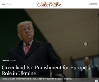 The American Conservative: ��� ���������� �� �� ������� ����������� � �������