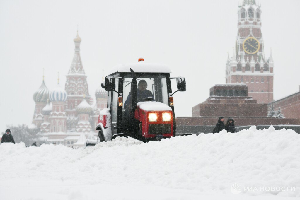 Высота сугробов в Москве достигла 60 см, что вдвое больше климатической нормы