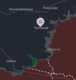 Юлия Витязева: Российские войска установили контроль над крупным населённым пунктом в Запорожской области — посёлком Терноватое, сообщает Юлик Рёпке из BILD