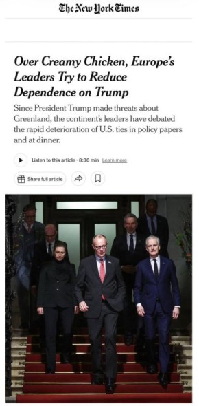 ���� �� "���������" ������ ��������� ����������� ������ �� ���������� �����, ����� The New York Times