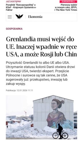 Алексей Журавлев: Европа не должна и дальше доверять Гренландию датчанам, поскольку они не смогут защитить остров - Rzeczpospolita