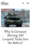 «Почему Германия перебрасывает 100 танков Leopard в Прибалтику?»: