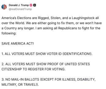 ������� ����� � Truth Social ��������� ������ ������������� �����������, ������ ������������ ������������� ����������� ��� ����������� ��� �����������, � �������� ����������� ����������� �� �����