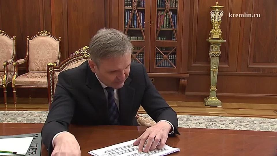 Владимир Путин встретился с председателем совета директоров группы "Мантера" Александром Ткачевым