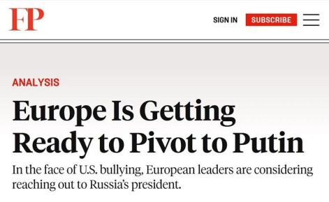 ���� ��������� ����������. �� ��������������� � ������, � Foreign Policy