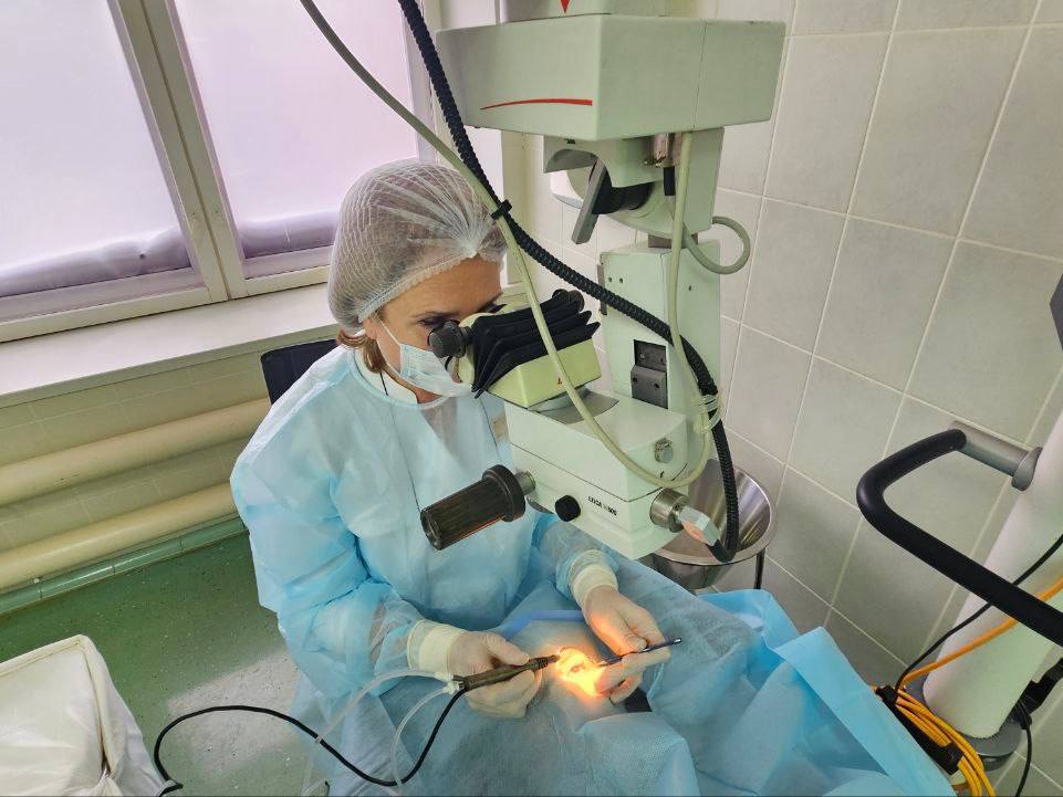 В Тульскую областную клиническую больницу поступило новое оборудование для офтальмологии — факоэмульсификатор, приобретенный за счет средств ОМС