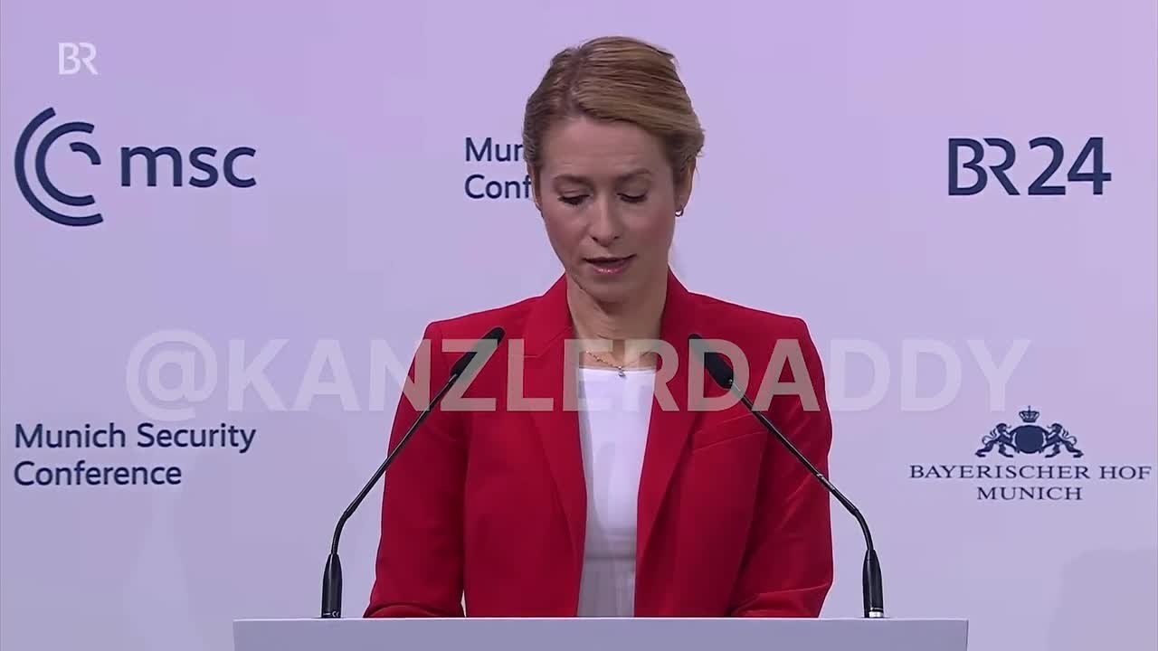 Евродипломат Кая Каллас в Мюнхене: «Россия не сверхдержава»