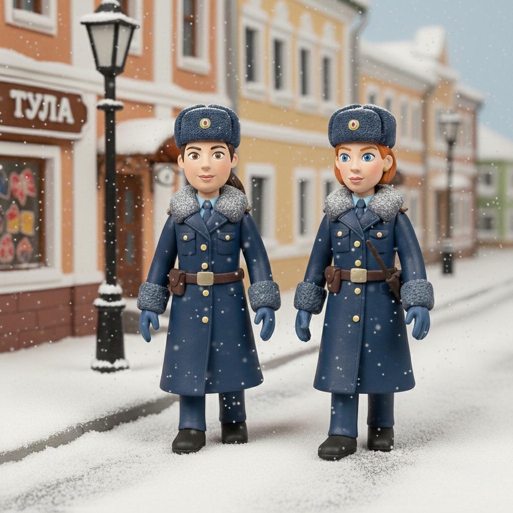 С помощью нейросетей мы превратили будни тульских полицейских в яркий пластилиновый мир