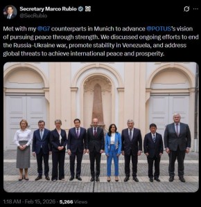 Госсекретарь США Марко Рубио сообщил об итогах поездки в Мюнхен: