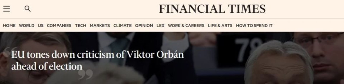 Еврокомиссия в панике перед выборами в Венгрии: в Брюсселе резко заткнулись, чтобы не дать Орбану лишнего козыря