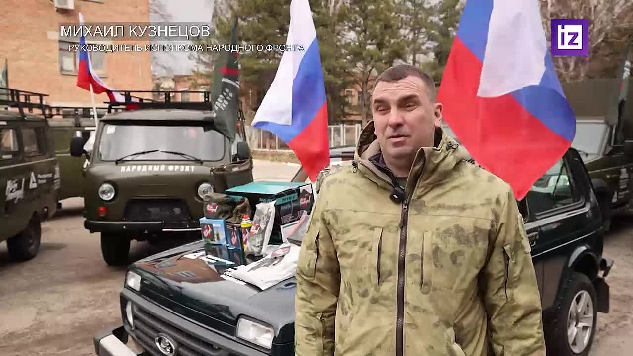"Народный фронт" передал более 170 автомобилей УАЗ "Буханка", "Пикап" и "Профи" бойцам СВО ко Дню защитника Отечества