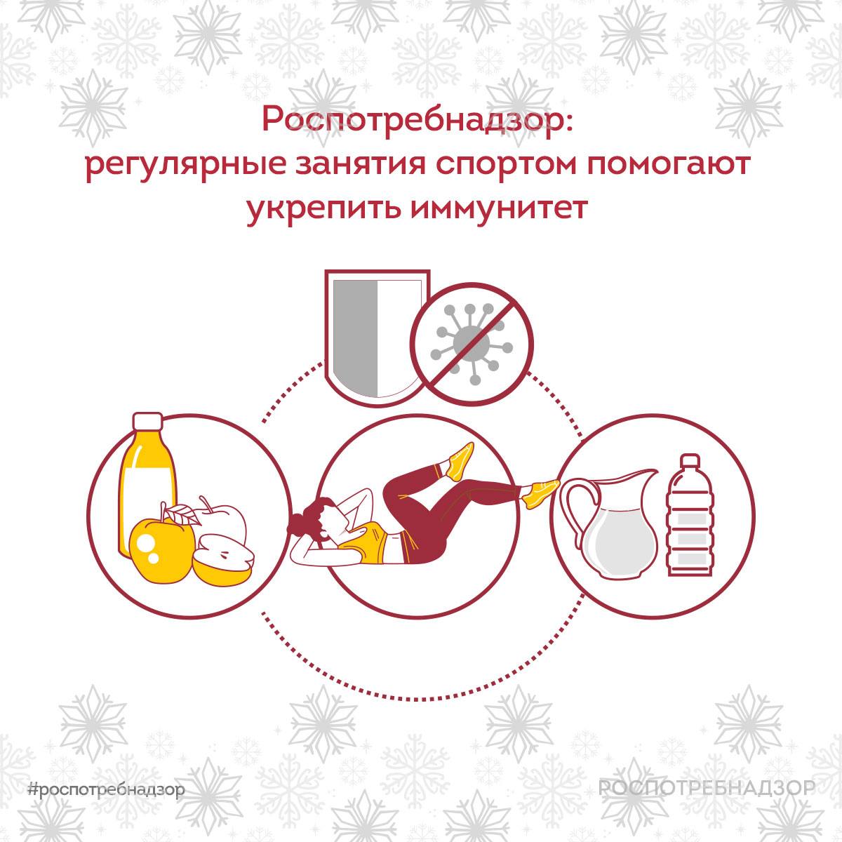 Спорт помогает укреплять иммунитет