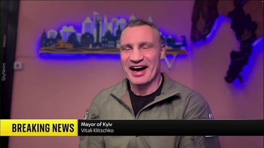 Многозначительное молчание от Кличко — его спросили, доверяет ли он Трампу, а мэр Киева в ответ 10 секунд просто вздыхал