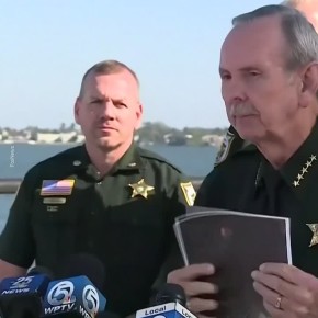 Шериф показал фотографию дробовика и канистры с бензином, с которыми вооруженный 20-летний парень хотел проникнуть в Мар-о-Лаго