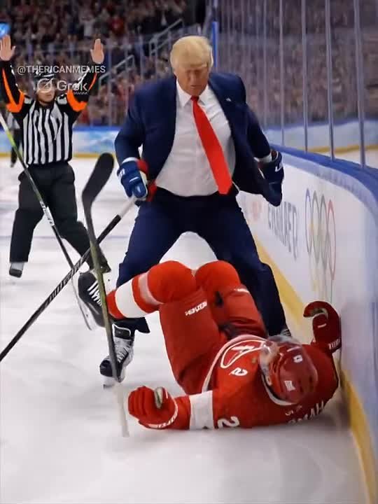 Олег Царёв: Маск репостнул у себя в Х видео с Трампом-хоккеистом на зимней Олимпиаде, созданное с помощью Grok