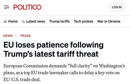 �� ������ ��������. ������������ ��������� � ��� ����� �� ���� ��������� �����, � Politico