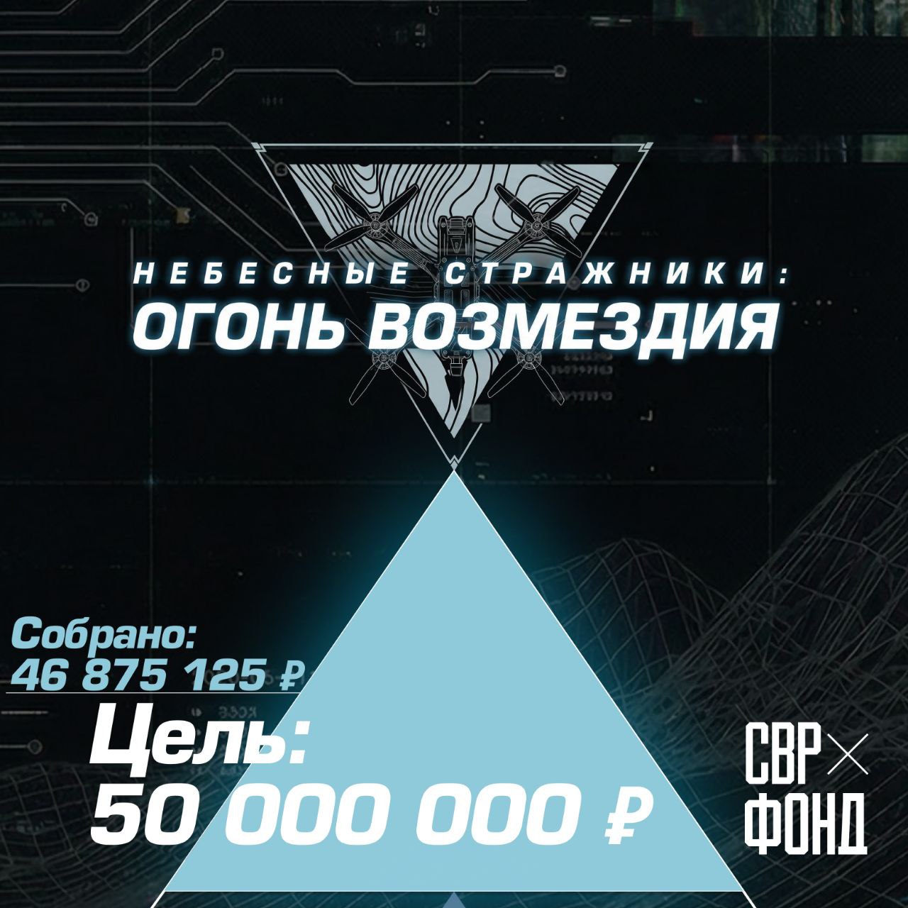 Марафон «Небесные стражники: огонь возмездия» уверенно приближается к своей главной цели — уже собрано почти 47 миллионов рублей из 50! Вклад каждого поможет приобрести и оперативно передать необходимые дроны нашим бойцам на...
