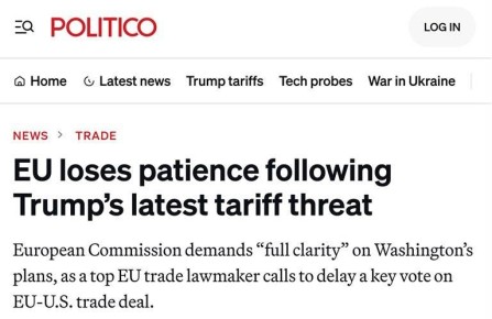 ������ ����������: �� ������ ��������. ������������ ��������� � ��� ����� �� ���� ��������� �����, � Politico