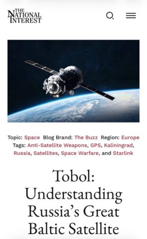 Алексей Журавлев: Русские создали мегаглушилку, которая нацелена на спутники НАТО - The National Interest