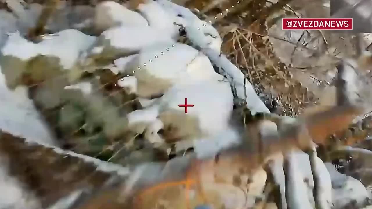 Блиндаж не помог всушникам укрыться от нашей "птички"