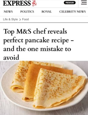 «Шеф-повар рассказал об идеальном рецепте блинов и об одной ошибке, которой следует избегать»: Блины или оладьи с фруктами утром могут способствовать похудению