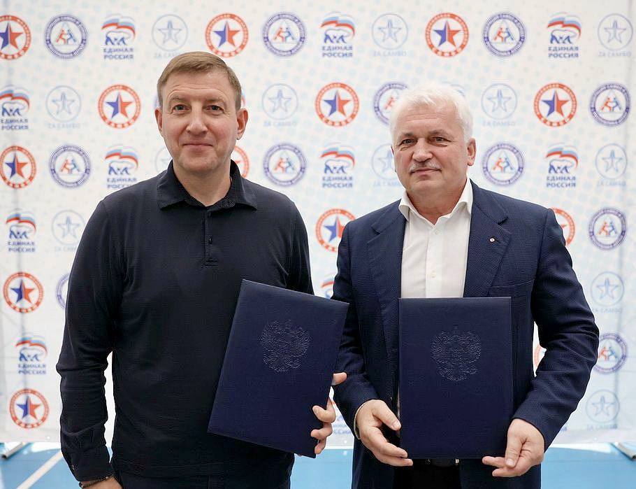 Андрей Турчак: Заслуженный тренер России и друг нашей Республики Сергей Елисеев переизбран на пост президента Всероссийской Федерации самбо